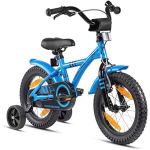 PROMETHEUS BICYCLES Velo Enfant 4 Ans Garcon vélo Fille 14 Pouces a Roulette pour 3 a 5 Ans BMX en Bleu - Publicité