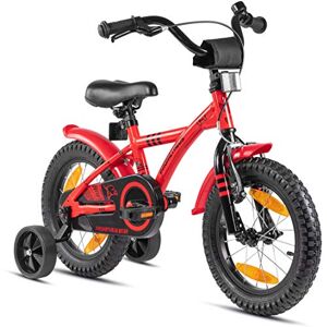 PROMETHEUS BICYCLES Velo Enfant 4 Ans Garcon vélo Fille 14 Pouces a Roulette pour 3 a 5 Ans BMX en Rouge - Publicité