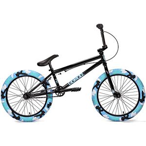 Jet BMX Block BMX Bike Freestyle Bicycle Gloss Black/Blue Camo - Publicité
