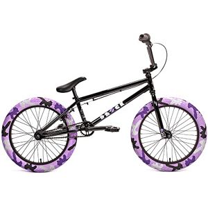 Jet BMX Block BMX Bike Gloss Black with Purple Camo - Publicité