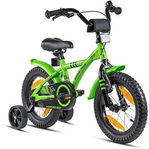 PROMETHEUS BICYCLES Velo Enfant 4 Ans Garcon vélo Fille 14 Pouces a Roulette pour 3 a 5 Ans BMX en Vert - Publicité