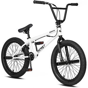 AVASTA 20 inch Kids Bike Freestyle BMX vélos pour 6 7 8 9 10 11 12 13 14 Ans garçons et débutants avec Sardines, Blanc - Publicité