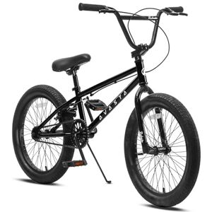 AVASTA Vélo BMX freestyle pour enfants de 5, 6, 7, 8 ans, garçons, filles et adolescents débutants, noir - Publicité