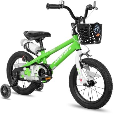 JOYSTAR Pluto 14 Pouces Enfants vélo pour Les garçons et Les Filles de 3 à 5 Ans. Vert - Publicité JOYSTAR Pluto 14 Pouces Enfants vélo pour Les garçons et Les Filles de 3 à 5 Ans. Vert - Publicité