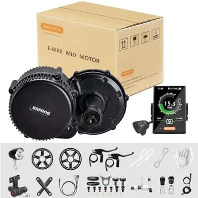 BAFANG Kit Moteur Central 48V 75OW pour E-Bike avec Écran C18, version UART BBS01B BBS02B BBS-HD, kits de conversion pour vélo électrique, compatible pédalier 68mm, inclus manivelle, câble 1T4... Publicité BAFANG Kit Moteur Central 48V 75OW pour E-Bike avec Écran C18, version UART BBS01B BBS02B BBS-HD, kits de conversion pour vélo électrique, compatible pédalier 68mm, inclus manivelle, câble 1T4... Publicité