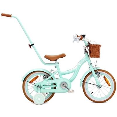 sun baby Flower Bike Retro vélo Fille 14 Pouces Menthe - Publicité sun baby Flower Bike Retro vélo Fille 14 Pouces Menthe - Publicité