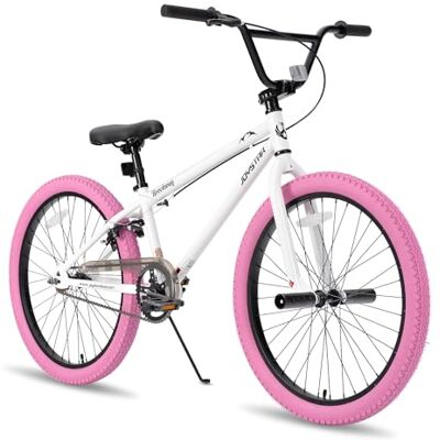 JOYSTAR Gemsbok 24 Pouces Freestyle BMX pour Les Filles de 8 à 13 Ans, 20 Pouces vélo pour Enfants, Blanc - Publicité JOYSTAR Gemsbok 24 Pouces Freestyle BMX pour Les Filles de 8 à 13 Ans, 20 Pouces vélo pour Enfants, Blanc - Publicité