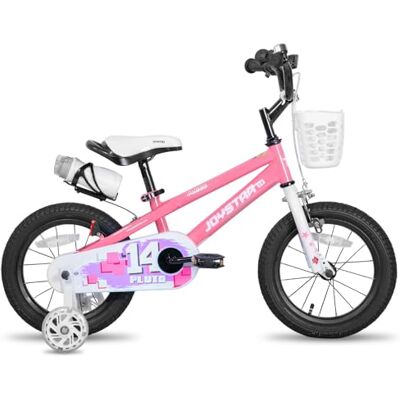 JOYSTAR Pluto 14 Pouces Enfants vélo pour Les garçons et Les Filles de 3 à 5 Ans. Rose - Publicité JOYSTAR Pluto 14 Pouces Enfants vélo pour Les garçons et Les Filles de 3 à 5 Ans. Rose - Publicité
