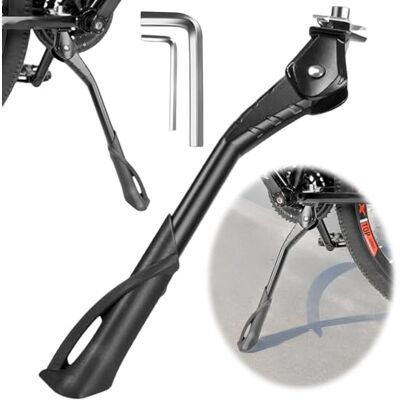 HOSPAOP Béquille de vélo de 61 à 73,7 cm, hauteur réglable, antidérapante, béquille latérale pour vélo électrique, VTT, vélo de route, vélo de trekking, vélo de ville, vélos de trajets - Publicité HOSPAOP Béquille de vélo de 61 à 73,7 cm, hauteur réglable, antidérapante, béquille latérale pour vélo électrique, VTT, vélo de route, vélo de trekking, vélo de ville, vélos de trajets - Publicité