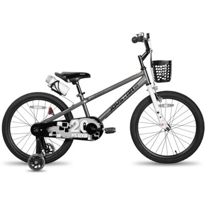 JOYSTAR Pluto 18 Pouces vélo pour Enfants pour Les garçons et Les Filles de 6 à 8 Ans. Gris - Publicité JOYSTAR Pluto 18 Pouces vélo pour Enfants pour Les garçons et Les Filles de 6 à 8 Ans. Gris - Publicité