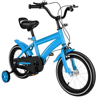 NeNchengLi Vélo enfant 14" pour fille/garçon Auxiliar pour enfants de 2 à 4 ans (bleu) - Publicité NeNchengLi Vélo enfant 14" pour fille/garçon Auxiliar pour enfants de 2 à 4 ans (bleu) - Publicité