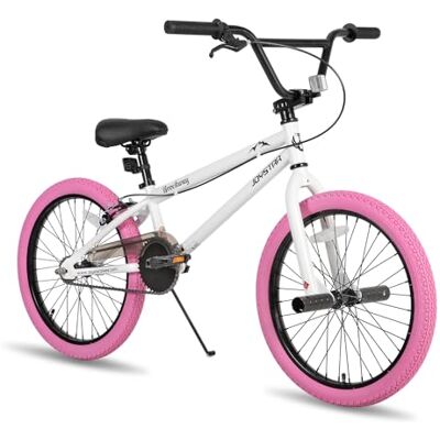 JOYSTAR Gemsbok 20 Pouces Freestyle BMX pour Les garçons et Les Filles de 7 à 11 Ans, 20 Pouces vélo pour Enfants, Blanc - Publicité JOYSTAR Gemsbok 20 Pouces Freestyle BMX pour Les garçons et Les Filles de 7 à 11 Ans, 20 Pouces vélo pour Enfants, Blanc - Publicité