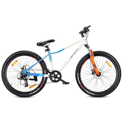 sun baby Verdant Calix VTT 26 Pouces 7 ou 21 Vitesses Vélo tout terrain femme et homme avec suspension avant et freins à disque - Publicité sun baby Verdant Calix VTT 26 Pouces 7 ou 21 Vitesses Vélo tout terrain femme et homme avec suspension avant et freins à disque - Publicité