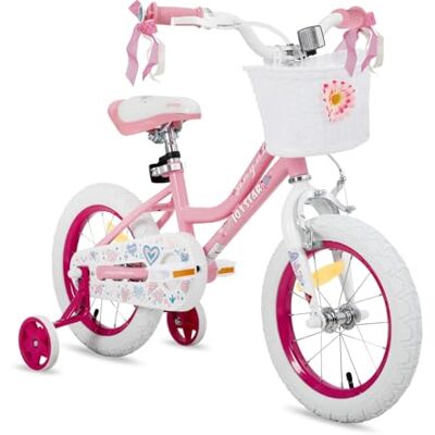 JOYSTAR Vélo Enfant 12/14/16/18/20 Pouces pour Filles 2-11 Ans, vélo Fille 12/14/16/18/20 Pouces avec stabilisateur et Panier - Publicité JOYSTAR Vélo Enfant 12/14/16/18/20 Pouces pour Filles 2-11 Ans, vélo Fille 12/14/16/18/20 Pouces avec stabilisateur et Panier - Publicité