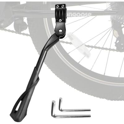 EXFU Béquille de vélo de 24 à 29 pouces, réglable en hauteur, stable, pour VTT, vélo de trekking, vélo de ville, vélos de banlieue - Publicité EXFU Béquille de vélo de 24 à 29 pouces, réglable en hauteur, stable, pour VTT, vélo de trekking, vélo de ville, vélos de banlieue - Publicité