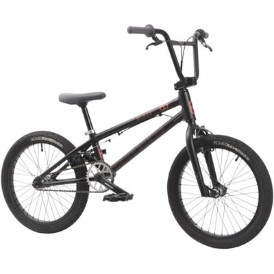 KHEbikes KHE Blaze Vélo BMX 2025 18" – 9,3 kg léger, cadre en aluminium, rotor 360 °, freins en U av/h, pédalier industriel – BMX freestyle pour enfants à partir de 125 cm – Park, Street, Pumptrack Noir - Publicité KHEbikes KHE Blaze Vélo BMX 2025 18" – 9,3 kg léger, cadre en aluminium, rotor 360 °, freins en U av/h, pédalier industriel – BMX freestyle pour enfants à partir de 125 cm – Park, Street, Pumptrack Noir - Publicité