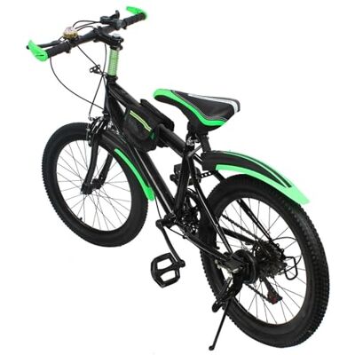 OMGGYER Vélo 20 pouces VTT de qualité 6 vitesses Freestyle Double frein disque Acier carbone Pour tous Excursions - Publicité OMGGYER Vélo 20 pouces VTT de qualité 6 vitesses Freestyle Double frein disque Acier carbone Pour tous Excursions - Publicité