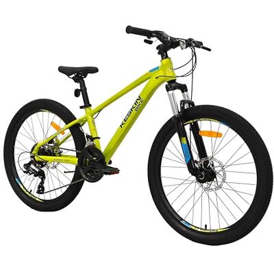 Keskin Bikes Keskin HT MTB1 VTT pour Enfant 24" – 21 Vitesses, pneus 2,35", Freins à Disque, Cadre en Aluminium, Vert Fluo - Publicité Keskin Bikes Keskin HT MTB1 VTT pour Enfant 24" – 21 Vitesses, pneus 2,35", Freins à Disque, Cadre en Aluminium, Vert Fluo - Publicité