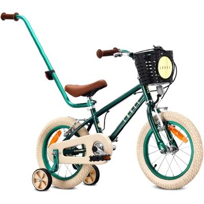 sun baby LOVEL vélo Enfant Fille et garçon 14 ou 16 Pouces Pour 3–6 ans, jusqu’à 50 kg, roulettes, panier, sonnette et protège-chaîne - Publicité sun baby LOVEL vélo Enfant Fille et garçon 14 ou 16 Pouces Pour 3–6 ans, jusqu’à 50 kg, roulettes, panier, sonnette et protège-chaîne - Publicité