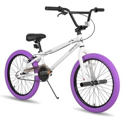 JOYSTAR Gemsbok 20 Pouces Freestyle BMX pour Les garçons et Les Filles de 7 à 11 Ans, 20 Pouces vélo pour Enfants, Violet - Publicité JOYSTAR Gemsbok 20 Pouces Freestyle BMX pour Les garçons et Les Filles de 7 à 11 Ans, 20 Pouces vélo pour Enfants, Violet - Publicité