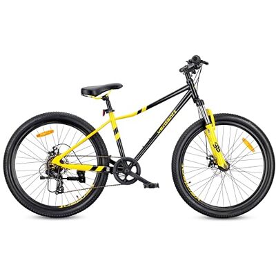 sun baby Verdant Calix VTT 26 Pouces 7 ou 21 Vitesses Vélo tout terrain femme et homme avec suspension avant et freins à disque - Publicité sun baby Verdant Calix VTT 26 Pouces 7 ou 21 Vitesses Vélo tout terrain femme et homme avec suspension avant et freins à disque - Publicité