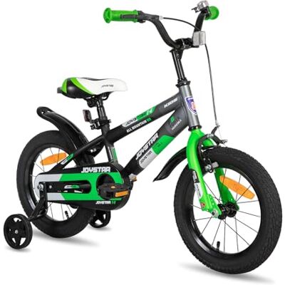 JOYSTAR Berry Vélo Enfant 14 Pouces pour garçons et Filles de 3 à 5 Ans, vélo garçon de 14 Pouces avec stabilisateurs, Vert - Publicité JOYSTAR Berry Vélo Enfant 14 Pouces pour garçons et Filles de 3 à 5 Ans, vélo garçon de 14 Pouces avec stabilisateurs, Vert - Publicité