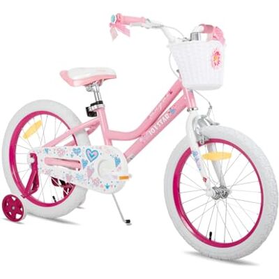 JOYSTAR Vélo Enfant 12/14/16/18/20 Pouces pour Filles 2-11 Ans, vélo Fille 12/14/16/18/20 Pouces avec stabilisateur et Panier - Publicité JOYSTAR Vélo Enfant 12/14/16/18/20 Pouces pour Filles 2-11 Ans, vélo Fille 12/14/16/18/20 Pouces avec stabilisateur et Panier - Publicité