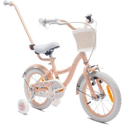 sun baby Flower Bike vélo Enfant Fille 14 Pouces Abricot - Publicité sun baby Flower Bike vélo Enfant Fille 14 Pouces Abricot - Publicité