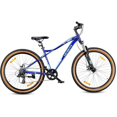 sun baby Verdant Shred VTT 27.5 Pouces pour Femmes et Hommes, léger Vélo Tout Terrain 27.5" Cadre en Aluminium, Freins à Disque, 7 Vitesses Bleu - Publicité sun baby Verdant Shred VTT 27.5 Pouces pour Femmes et Hommes, léger Vélo Tout Terrain 27.5" Cadre en Aluminium, Freins à Disque, 7 Vitesses Bleu - Publicité