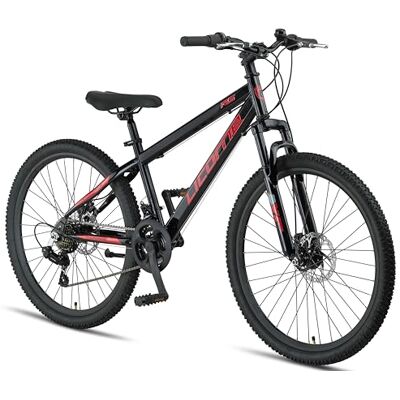Licorne Bike Thunder Premium VTT de 20, 24, 26, 27,5 et 29 pouces pour filles, garçons, hommes et femmes, freins à disque - Publicité Licorne Bike Thunder Premium VTT de 20, 24, 26, 27,5 et 29 pouces pour filles, garçons, hommes et femmes, freins à disque - Publicité