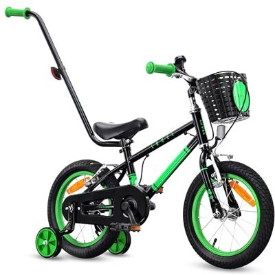 sun baby LOVEL vélo Enfant garçon 14 Pouces Noir-Vert - Publicité sun baby LOVEL vélo Enfant garçon 14 Pouces Noir-Vert - Publicité