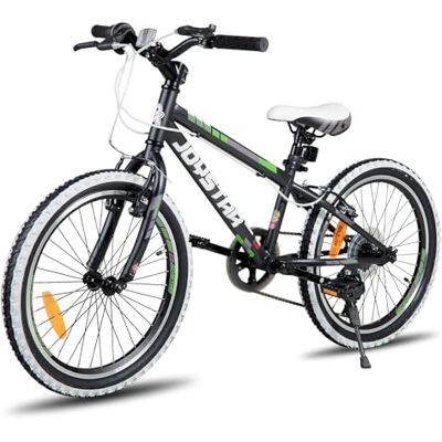 JOYSTAR Lubbock, vélo pour Enfants de 20 Pouces pour garçons et Filles de 6 à 10 Ans, VTT Semi-Rigide pour Enfants à 7 Vitesses, Noir - Publicité JOYSTAR Lubbock, vélo pour Enfants de 20 Pouces pour garçons et Filles de 6 à 10 Ans, VTT Semi-Rigide pour Enfants à 7 Vitesses, Noir - Publicité
