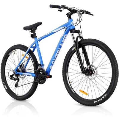 sun baby Tatra Bikes VTT 27.5 Pouces Overland pour Femmes et Hommes, léger Vélo Tout Terrain 27.5" Cadre en Aluminium 19 Pouces, 21 Vitesses, Amortisseur, Freins à Disque Bleu - Publicité sun baby Tatra Bikes VTT 27.5 Pouces Overland pour Femmes et Hommes, léger Vélo Tout Terrain 27.5" Cadre en Aluminium 19 Pouces, 21 Vitesses, Amortisseur, Freins à Disque Bleu - Publicité