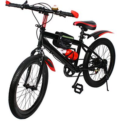 kangten Vélo VTT pour enfant 20 ", frein à disque 6 vitesses, VTT, vélo de ville, rouge, pour filles et garçons - Publicité kangten Vélo VTT pour enfant 20 ", frein à disque 6 vitesses, VTT, vélo de ville, rouge, pour filles et garçons - Publicité
