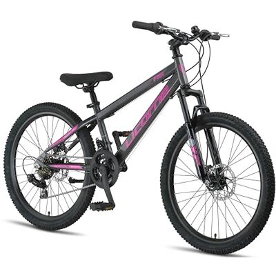 Licorne Bike Thunder Premium VTT de 20, 24, 26, 27,5 et 29 pouces pour filles, garçons, hommes et femmes, freins à disque - Publicité Licorne Bike Thunder Premium VTT de 20, 24, 26, 27,5 et 29 pouces pour filles, garçons, hommes et femmes, freins à disque - Publicité