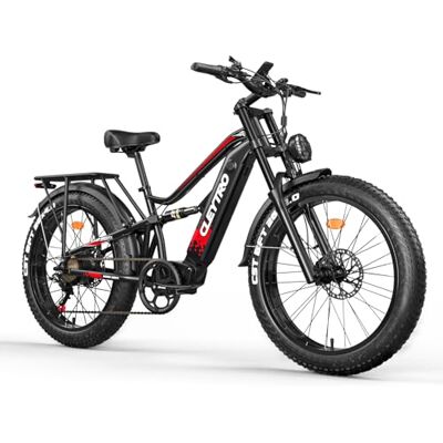 Lohang Vélo électrique pour Adultes, vélo électrique Tout-Terrain 26 Pouces, Double amortisseurs, Doubles Freins à Disque hydrauliques, 7 Vitesses, Batterie 48V18Ah, autonomie 45-90km - Publicité Lohang Vélo électrique pour Adultes, vélo électrique Tout-Terrain 26 Pouces, Double amortisseurs, Doubles Freins à Disque hydrauliques, 7 Vitesses, Batterie 48V18Ah, autonomie 45-90km - Publicité