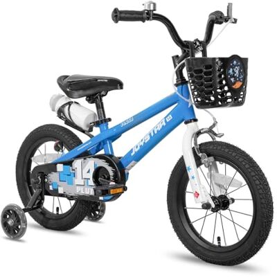 JOYSTAR Pluto 16 Pouces vélo pour Enfants pour Les garçons et Les Filles de 5 à 7 Ans. Bleu - Publicité JOYSTAR Pluto 16 Pouces vélo pour Enfants pour Les garçons et Les Filles de 5 à 7 Ans. Bleu - Publicité