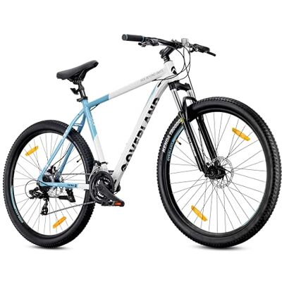 sun baby Tatra Bikes VTT 29 Pouces Overland pour Femmes et Hommes, léger Vélo Tout Terrain 29" Cadre en Aluminium 21 Pouces, 21 Vitesses, Amortisseur, Freins à Disque Blanc-Bleu - Publicité sun baby Tatra Bikes VTT 29 Pouces Overland pour Femmes et Hommes, léger Vélo Tout Terrain 29" Cadre en Aluminium 21 Pouces, 21 Vitesses, Amortisseur, Freins à Disque Blanc-Bleu - Publicité