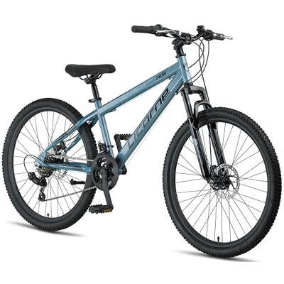 Licorne Bike Thunder Premium VTT de 20, 24, 26, 27,5 et 29 pouces pour filles, garçons, hommes et femmes, freins à disque - Publicité Licorne Bike Thunder Premium VTT de 20, 24, 26, 27,5 et 29 pouces pour filles, garçons, hommes et femmes, freins à disque - Publicité