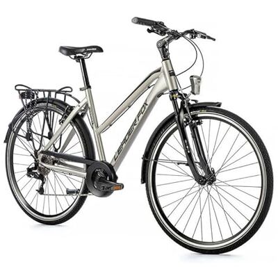 Velo Musculaire City Bike 28 LEADER FOX Ferrara 2023 Femme Argent 8V Cadre 16,5 Pouces (Taille Adulte 160 à 168 cm) - Publicité Velo Musculaire City Bike 28 LEADER FOX Ferrara 2023 Femme Argent 8V Cadre 16,5 Pouces (Taille Adulte 160 à 168 cm) - Publicité
