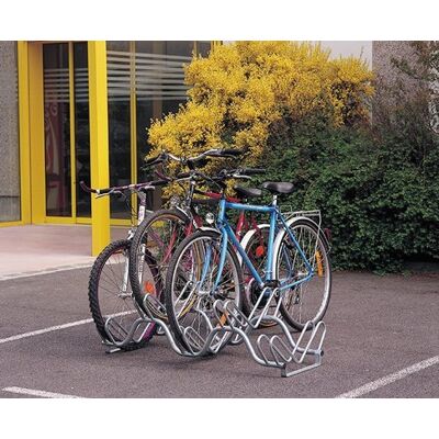 Mottez Râtelier 6 vélos sur 2 Niveaux B134V - Publicité Mottez Râtelier 6 vélos sur 2 Niveaux B134V - Publicité
