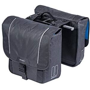 Basil Sport Design Mik Double Sacoche Mixte, Graphite, 32 Litre - Publicité Basil Sport Design Mik Double Sacoche Mixte, Graphite, 32 Litre - Publicité