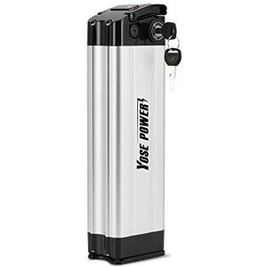 YOSE POWER Batterie de Remplacement Vélo Electrique XH370-10J 36V10.4Ah Silver Fish Lithium-ION Battery pour MiFa, Rex, Prophete, Aldi - Publicité YOSE POWER Batterie de Remplacement Vélo Electrique XH370-10J 36V10.4Ah Silver Fish Lithium-ION Battery pour MiFa, Rex, Prophete, Aldi - Publicité