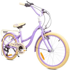 sun baby Flower Bike vélo Fille 20 Pouces, 6 Vitesses Shimano, vélo Enfant 6-10 Ans, Freins V-Brake, Selle réglable, Garde-Boue, béquille (Lavande) - Publicité sun baby Flower Bike vélo Fille 20 Pouces, 6 Vitesses Shimano, vélo Enfant 6-10 Ans, Freins V-Brake, Selle réglable, Garde-Boue, béquille (Lavande) - Publicité
