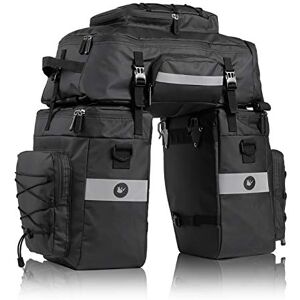 BAIGIO Selighting Sacoche Porte-Bagages de Vélo 3 en Sac de Rangement Arrière de Transport 70L Imperméable pour VTT Outdoor Voyage Cyclisme avec Housse de Pluie (Noir-0) - Publicité BAIGIO Selighting Sacoche Porte-Bagages de Vélo 3 en Sac de Rangement Arrière de Transport 70L Imperméable pour VTT Outdoor Voyage Cyclisme avec Housse de Pluie (Noir-0) - Publicité