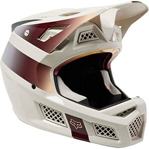 Fox Racing Casque Fox Rampage Pro Carbon MIPS Glnt Vintage White Unisexe, Blanc, L - Publicité