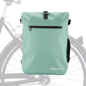 Wiltec 25L vert clair compartiment ordinateur - Sacoche vélo - Publicité Wiltec 25L vert clair compartiment ordinateur - Sacoche vélo - Publicité