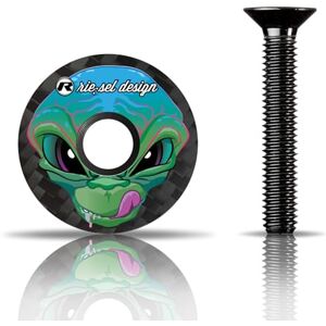 Rie:Sel Design Stemcap Capuchon de Potence-Top Cap Mixte, Alien, Normal - Publicité Rie:Sel Design Stemcap Capuchon de Potence-Top Cap Mixte, Alien, Normal - Publicité