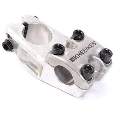 KHEbikes KHE BMX Freestyle Potence 50 mm Argent 264 g Aluminium 7005 Aluminium 7005, seulement 264 g, entrée de 50 mm, chargeur supérieur, serrage de guidon de 22,2 mm, tige de fourche de 1 1/8 - Publicité KHEbikes KHE BMX Freestyle Potence 50 mm Argent 264 g Aluminium 7005 Aluminium 7005, seulement 264 g, entrée de 50 mm, chargeur supérieur, serrage de guidon de 22,2 mm, tige de fourche de 1 1/8 - Publicité