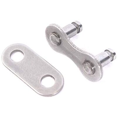 KHEbikes KHE Snap-On Maillon de chaîne de vélo BMX 1/2" x 1/8" Argenté 4 g - Publicité KHEbikes KHE Snap-On Maillon de chaîne de vélo BMX 1/2" x 1/8" Argenté 4 g - Publicité
